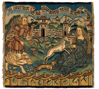 Panneau de tapisserie représentant la Chasse à la Licorne - Swiss School