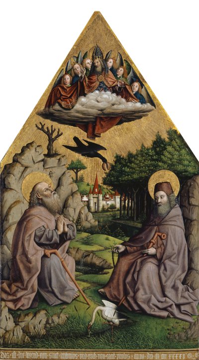 La Nourriture miraculeuse de Saint Antoine et Saint Paul l