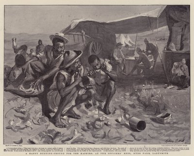 Un Terrain de Chasse Heureux pour les Kaffirs, au Mess des Officiers, Hyde Farm, Ladysmith - Sydney Prior Hall