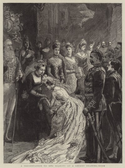 Une présentation à Sa Majesté lors d