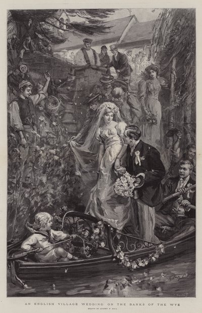 Un mariage villageois anglais, sur les rives de la Wye - Sydney Prior Hall