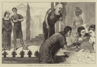 Anciens et Modernes à Westminster, après la pièce - Sydney Prior Hall