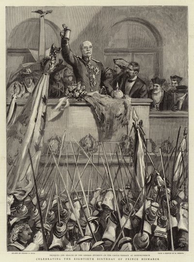 Célébration du quatre-vingtième anniversaire du prince Bismarck - Sydney Prior Hall