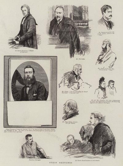 Croquis épars - Sydney Prior Hall