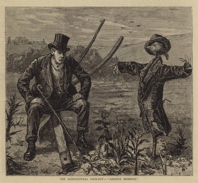 Le lock-out agricole, moments anxieux - Sydney Prior Hall