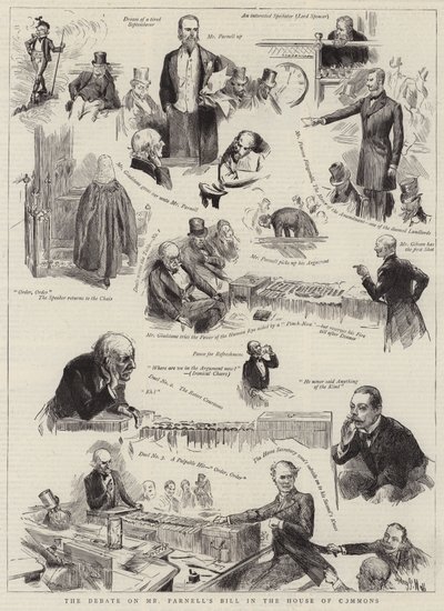 Le Débat sur le Projet de Loi de M. Parnell à la Chambre des Communes - Sydney Prior Hall