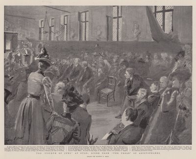 Le Quatre Juin à Eton, scène de Les Grenouilles d