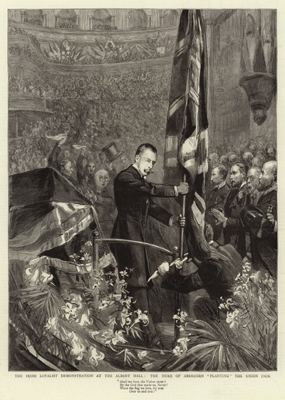 La Manifestation loyaliste irlandaise à l