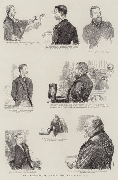 Les lettres au tribunal pour la première fois - Sydney Prior Hall