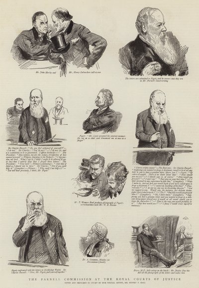 La Commission Parnell aux Royal Courts of Justice - Sydney Prior Hall