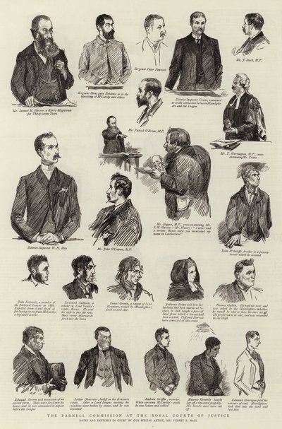 La Commission Parnell aux Royal Courts of Justice - Sydney Prior Hall