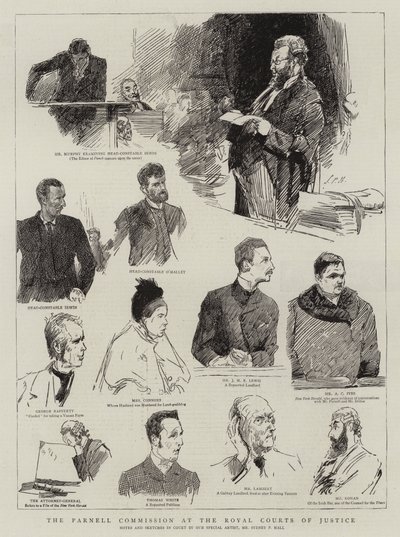 La Commission Parnell aux Royal Courts of Justice - Sydney Prior Hall