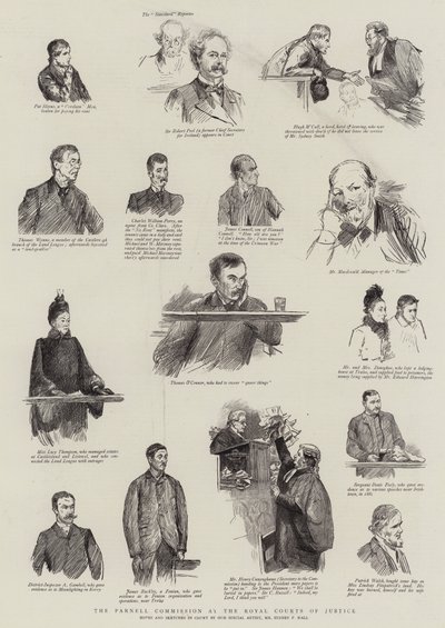 La Commission Parnell aux Royal Courts of Justice - Sydney Prior Hall