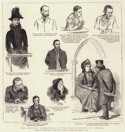 La Commission Parnell aux Royal Courts of Justice - Sydney Prior Hall