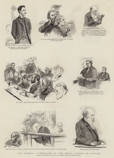 La commission Parnell aux Royal Courts of Justice - Sydney Prior Hall