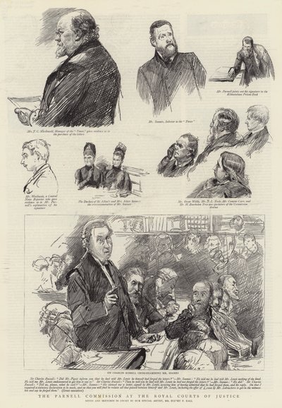 La Commission Parnell aux Royal Courts of Justice - Sydney Prior Hall