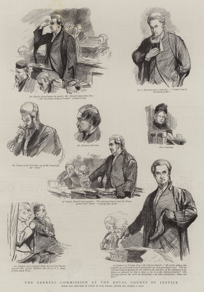 La Commission Parnell aux Royal Courts of Justice - Sydney Prior Hall