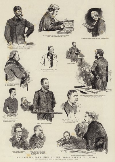La Commission Parnell aux Royal Courts of Justice - Sydney Prior Hall