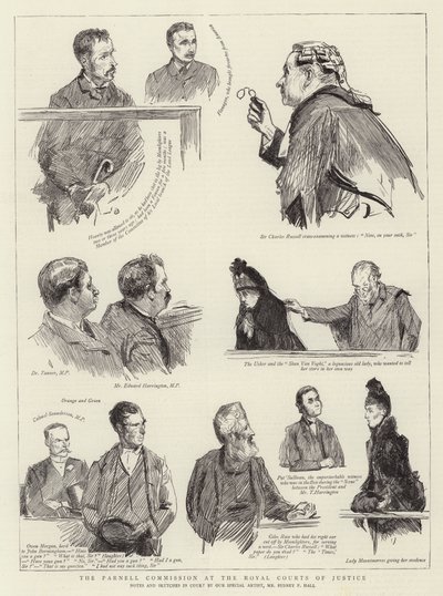 La Commission Parnell aux Royal Courts of Justice - Sydney Prior Hall