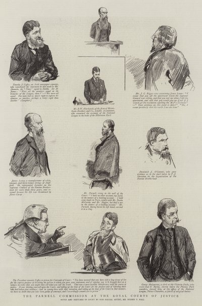 La commission Parnell aux Royal Courts of Justice - Sydney Prior Hall