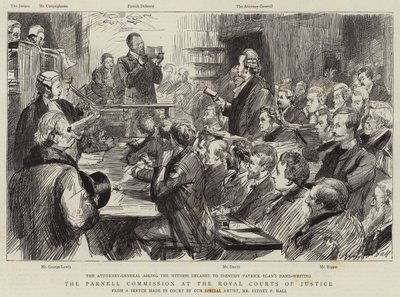 La commission Parnell aux Royal Courts of Justice - Sydney Prior Hall