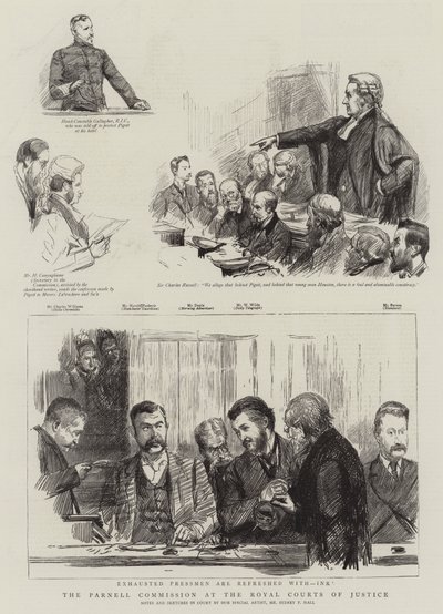 La Commission Parnell aux Royal Courts of Justice - Sydney Prior Hall
