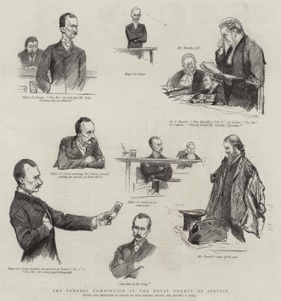 La commission Parnell aux Royal Courts of Justice - Sydney Prior Hall