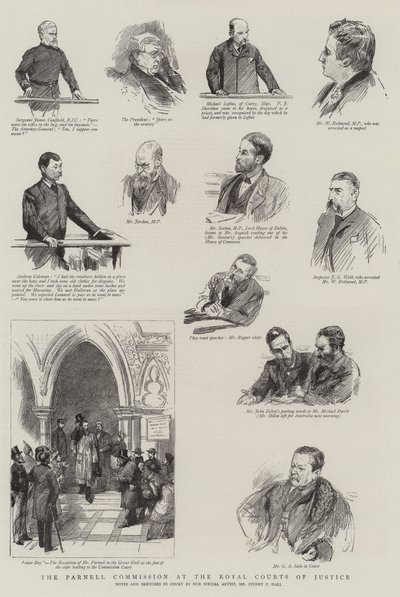 La Commission Parnell aux Royal Courts of Justice - Sydney Prior Hall