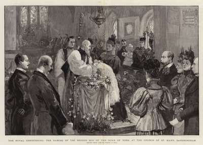 Le baptême royal, la nomination du deuxième fils du duc d
