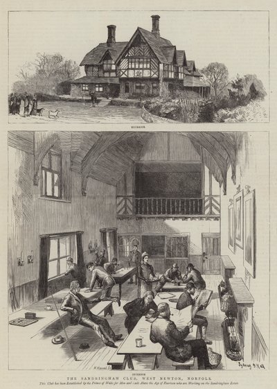 Le Sandringham Club, West Newton, Norfolk - Sydney Prior Hall