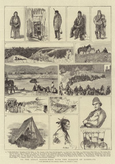 Vers le Grand Nord-Ouest avec le Marquis de Lorne, VI - Sydney Prior Hall