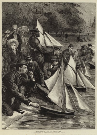 Yachting en miniature - Sydney Prior Hall