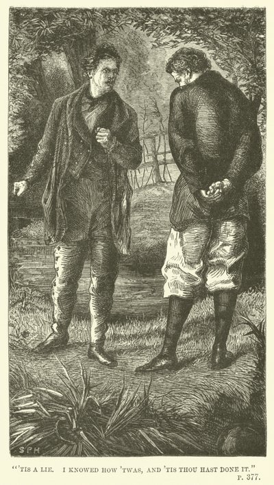 Illustration pour Tom Brown à Oxford par Thomas Hughes - Sydney Prior after Hall