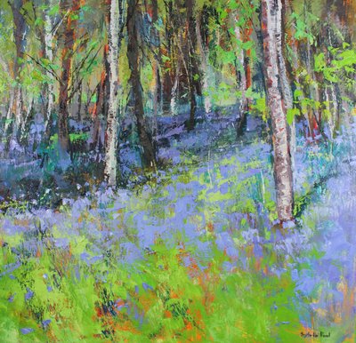 Jacinthes et bouleaux - Sylvia Paul
