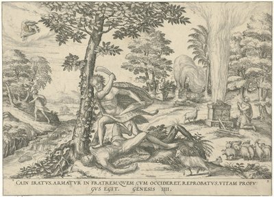 Caïn et Abel (Figurae et imagines bibliorum) - Symon Novelanus (attributed to)