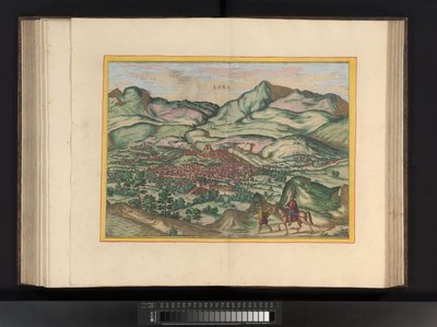 Vue de la ville de Málaga - Symon Novelanus (possibly)