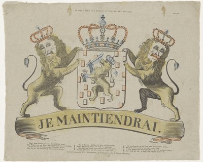 Sur les armoiries de S.M. Guillaume Ier - T.L. Thompson