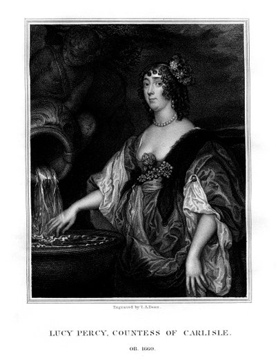 Lucy Hay, comtesse de Carlisle, mondaine anglaise, 1825 - T. A. Dean