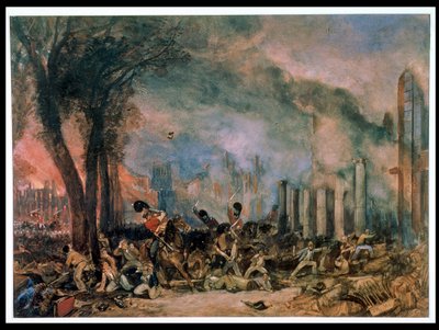 Charge des 3e Dragons Guards à Queen Square, Bristol, lundi 31 octobre 1831 - T. L. and Muller William J. Rowbotham
