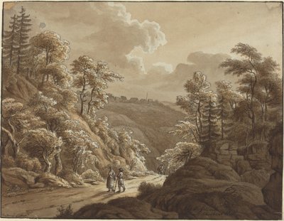 Route à travers les bois près de Kresselbach - T. Lamey