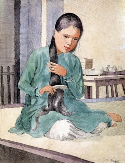 Femme aux toilettes - Tô Ng?c Vân