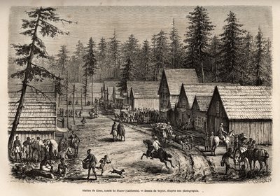 La station de Cisco, comté de Placer (Nevada), où l