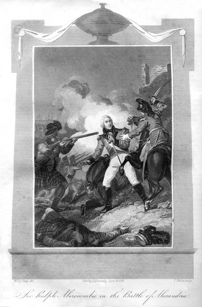 Sir Ralph Abercrombie 1734-1801 à la bataille d