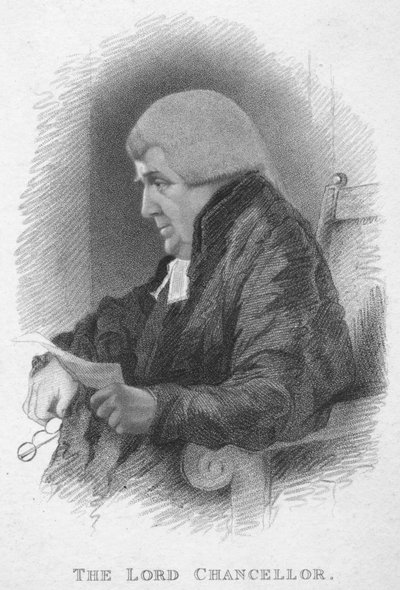 Le Lord Chancelier, vers 1820 - T. Wright