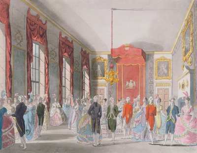 Salon, St. James, gravé par John Bluck publié par Ackermann