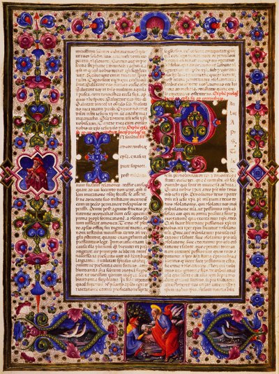 Première lettre de Paul aux Corinthiens, du Volume II de la Bible de Borso d