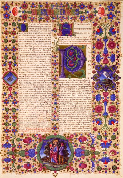 Deuxième lettre de Paul aux Thessaloniciens, Volume II de la Bible de Borso d