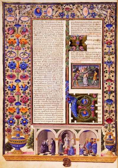 Prologue aux livres prophétiques, du Volume II de la Bible de Borso d
