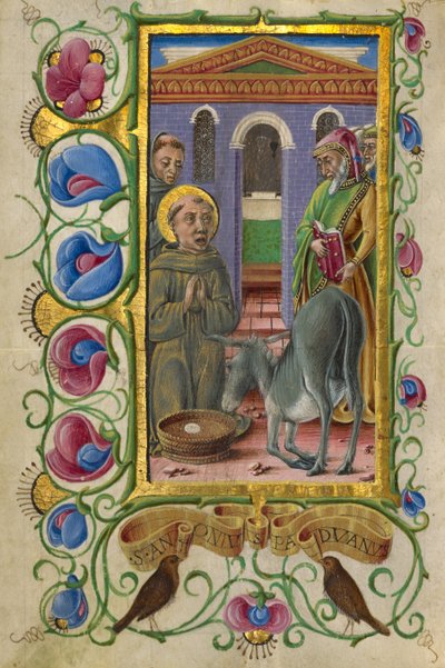Saint Antoine de Padoue - Taddeo Crivelli