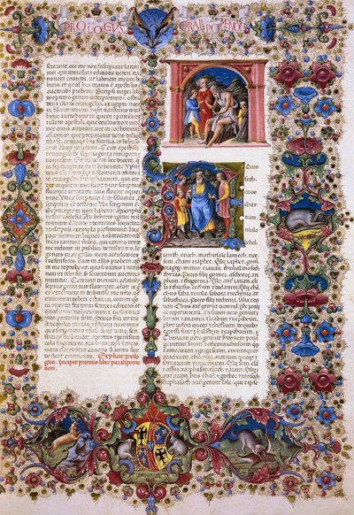 Le premier Livre des Chroniques, premier volume de la Bible de Borso d